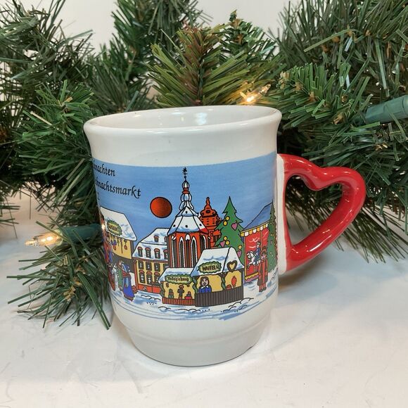 Heidelberg 2012 Christmas Market Weihnachtsmarkt Glühwein Mug Holiday 8 Oz - Picture 2 of 7